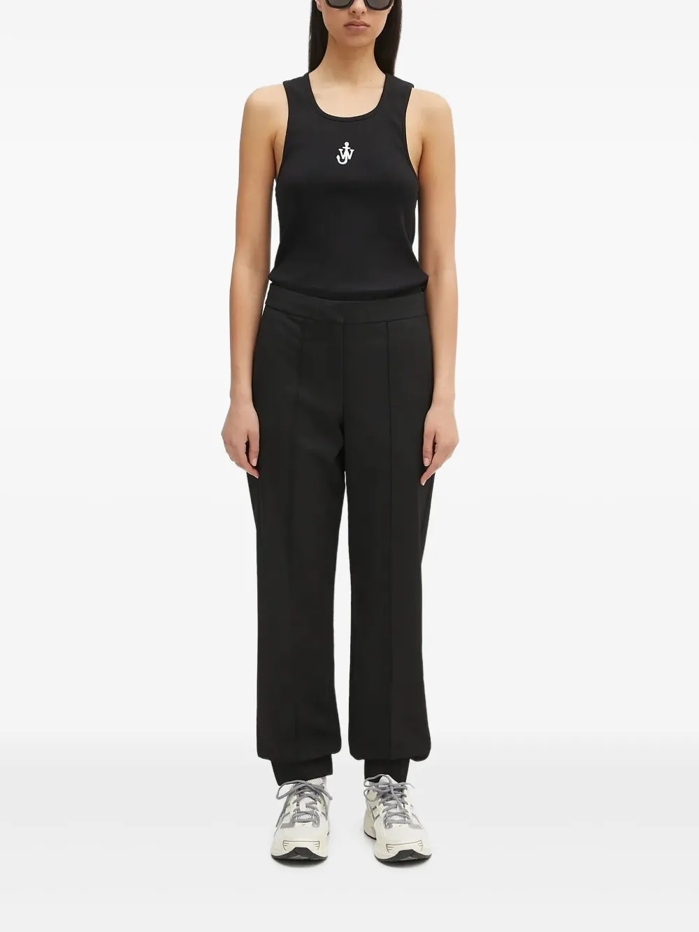 SAMSOE SAMSOE pleated straight-leg trousers | Black | Image 1
