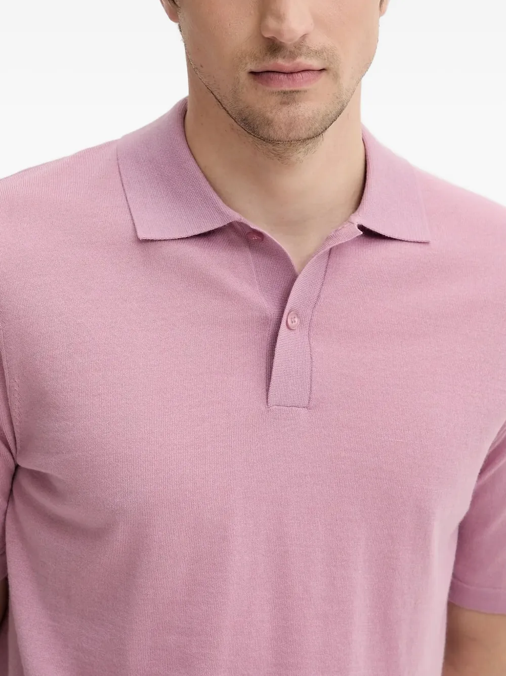 SAMSOE Poloshirt met korte mouwen Roze