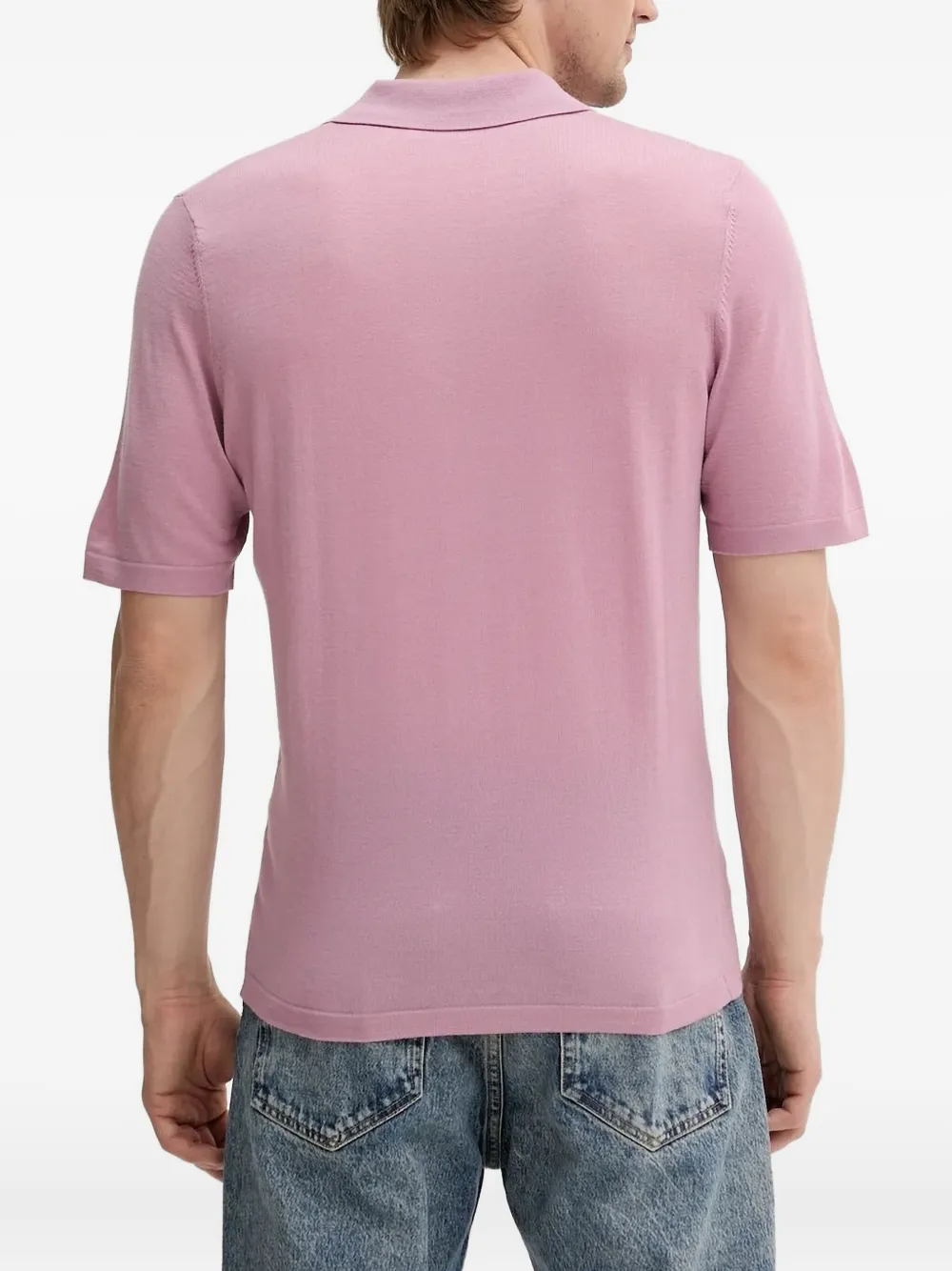 SAMSOE SAMSOE Poloshirt met korte mouwen - Roze