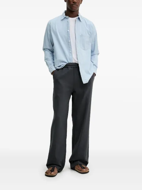 SAMSOE SAMSOE chemise en soie à poche poitrine