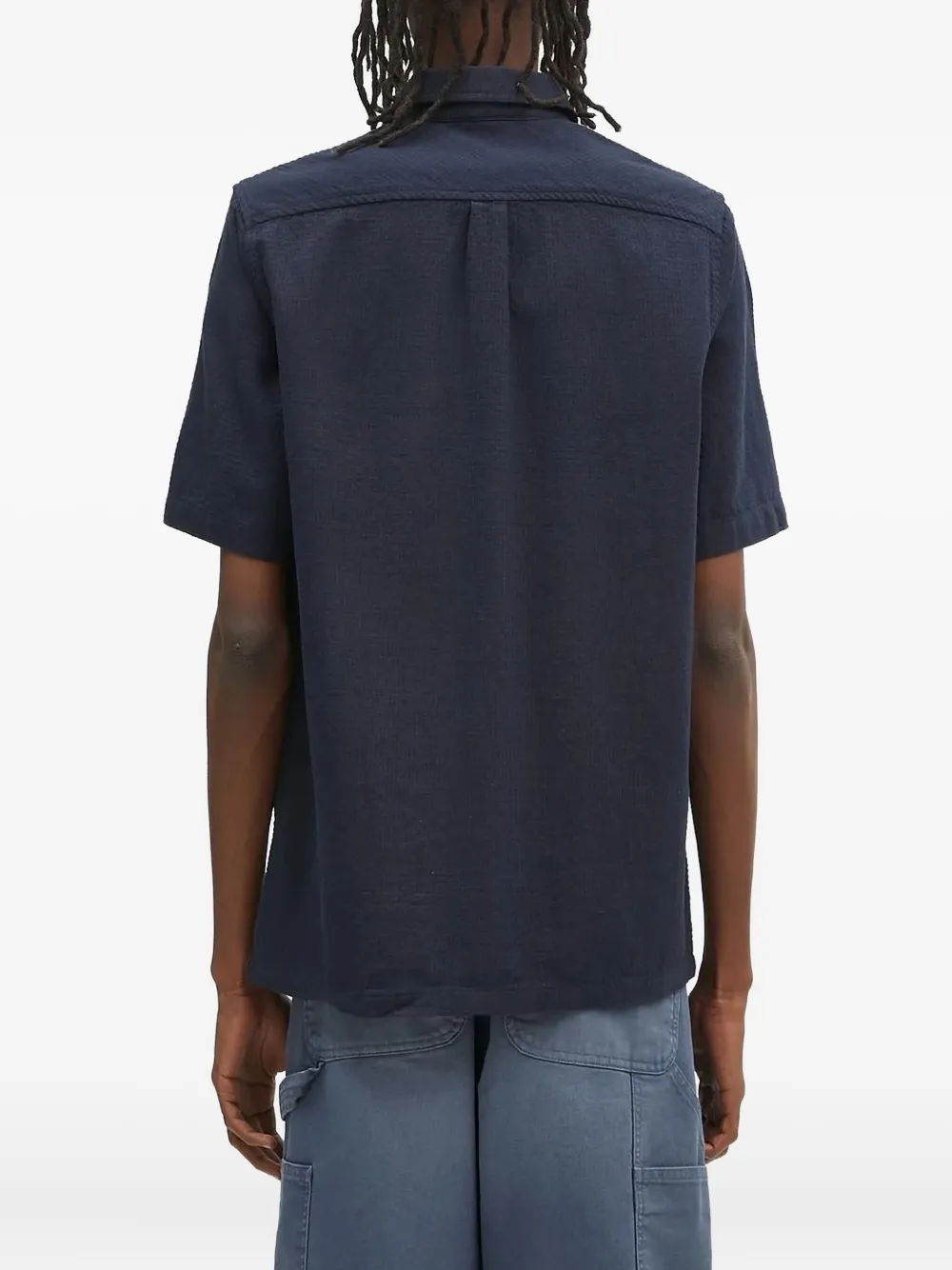 SAMSOE short-sleeve shirt Blauw