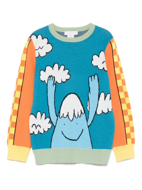 Stella McCartney Kids コットン スウェットシャツ | ブルー | FARFETCH JP