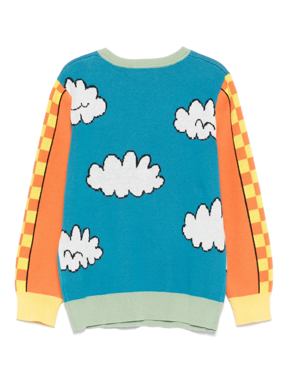 Stella McCartney Kids Sweater van katoen Blauw