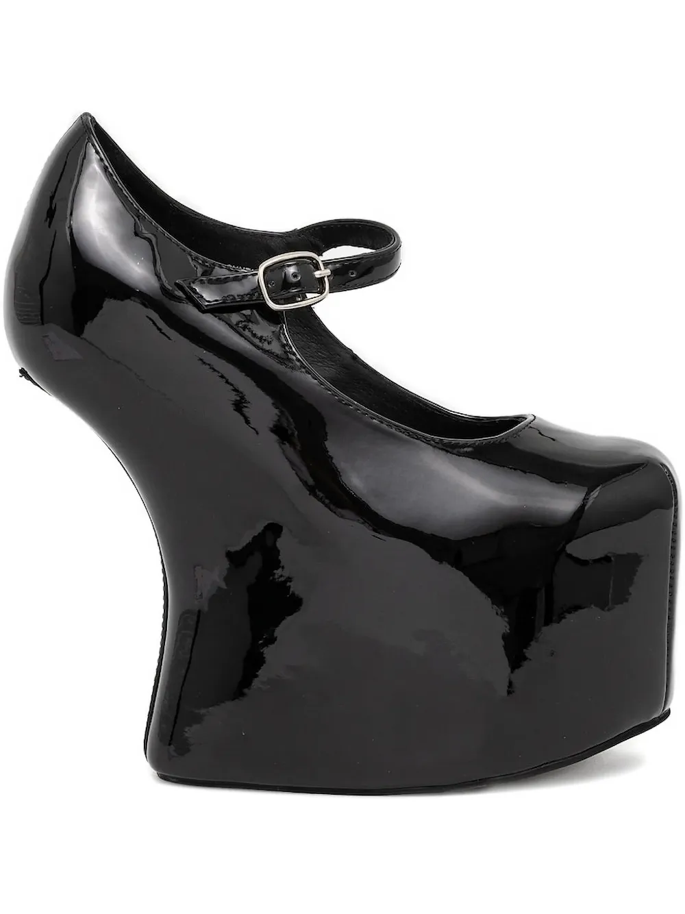 Jeffrey Campbell Buckle-strap Platform Pumps In Black
