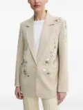 Isabelle Blanche sequin-embellished blazer - Neutrals