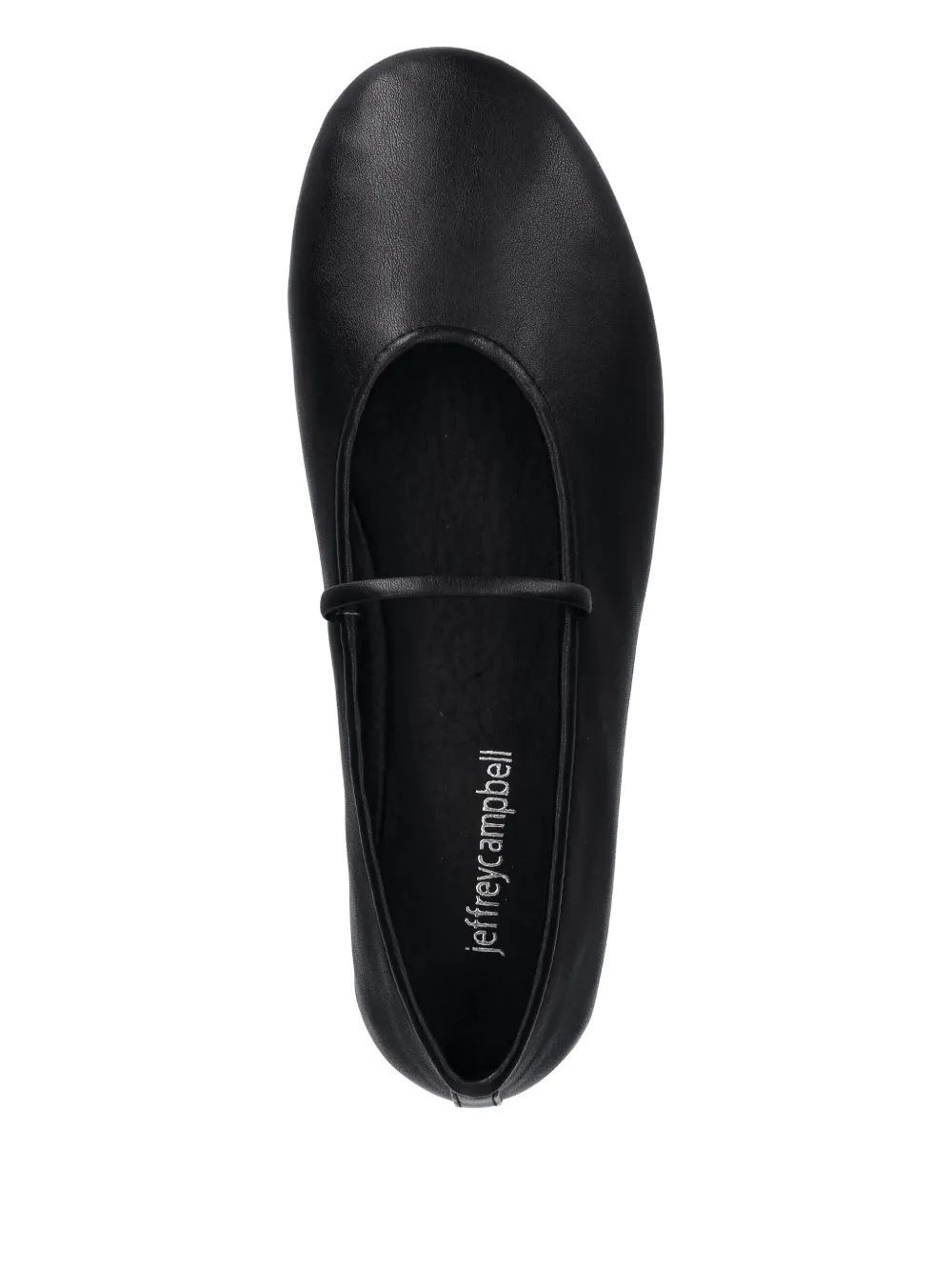 Jeffrey Campbell Ballerina's met ronde neus Zwart