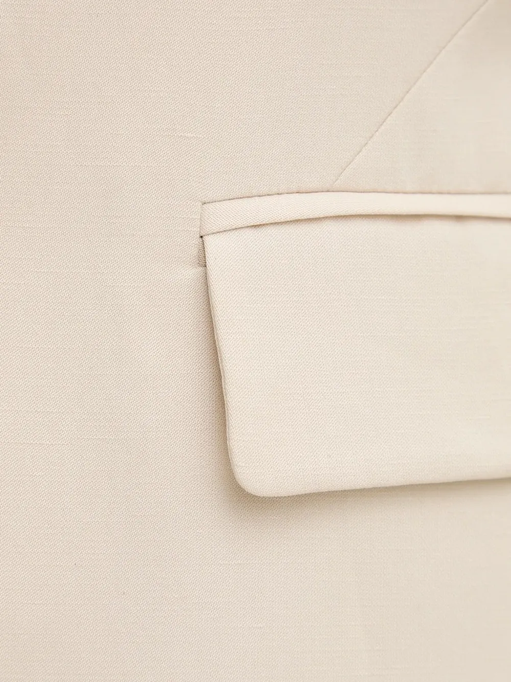 Isabelle Blanche Strapless Flap-pocket Blouse In White