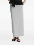 Isabelle Blanche A-line midi skirt - Grey
