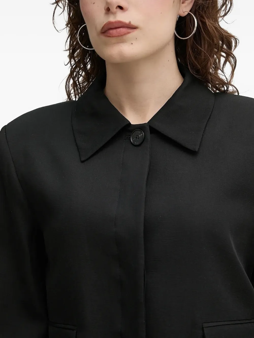 Isabelle Blanche Cropped Buckle-cuff Jacket In Multi