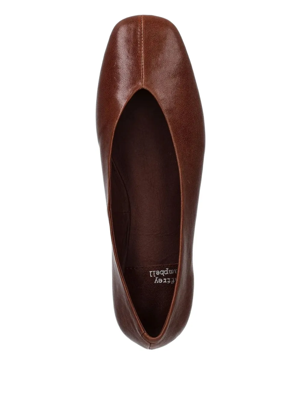 Jeffrey Campbell Leather Ballet Flats In Brown