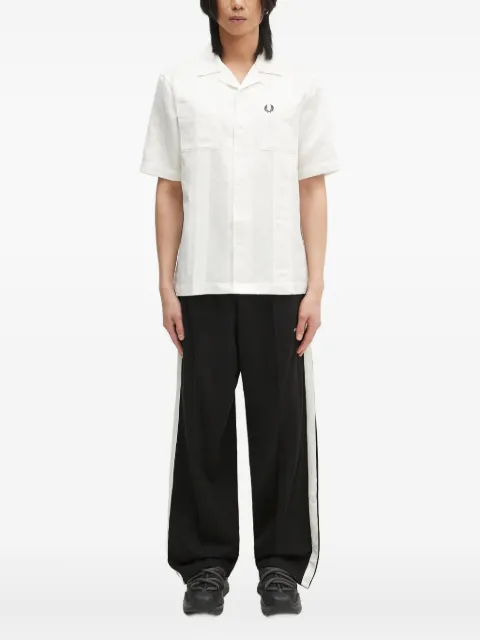 Fred Perry logo-embroidered shirt