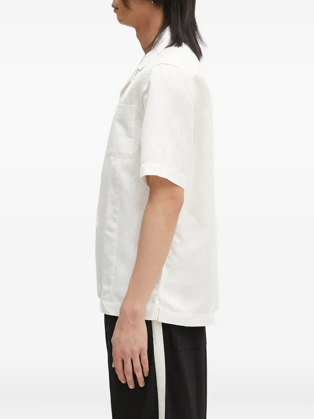 Fred Perry Overhemd met geborduurd logo Wit