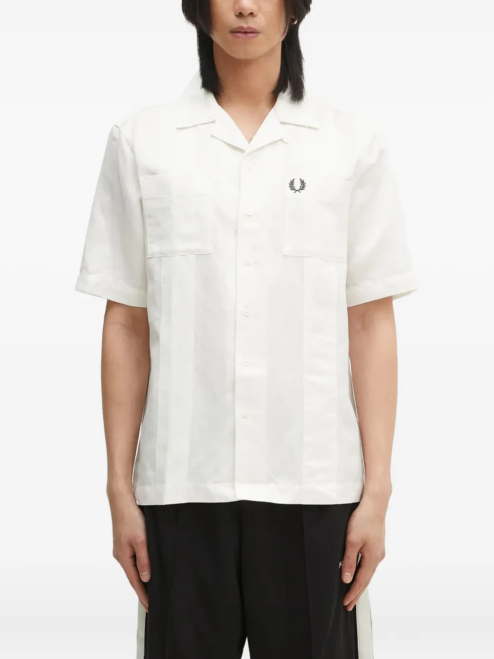Fred Perry logo-embroidered shirt | Image 2