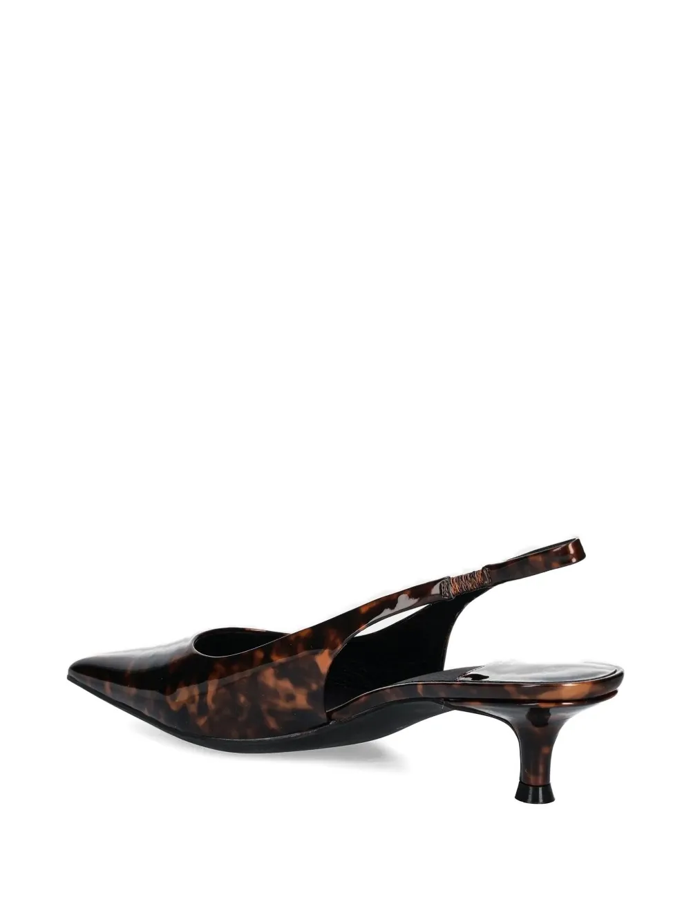 Jeffrey Campbell 50 mm slingback pumps met schildpadschild-effect Bruin