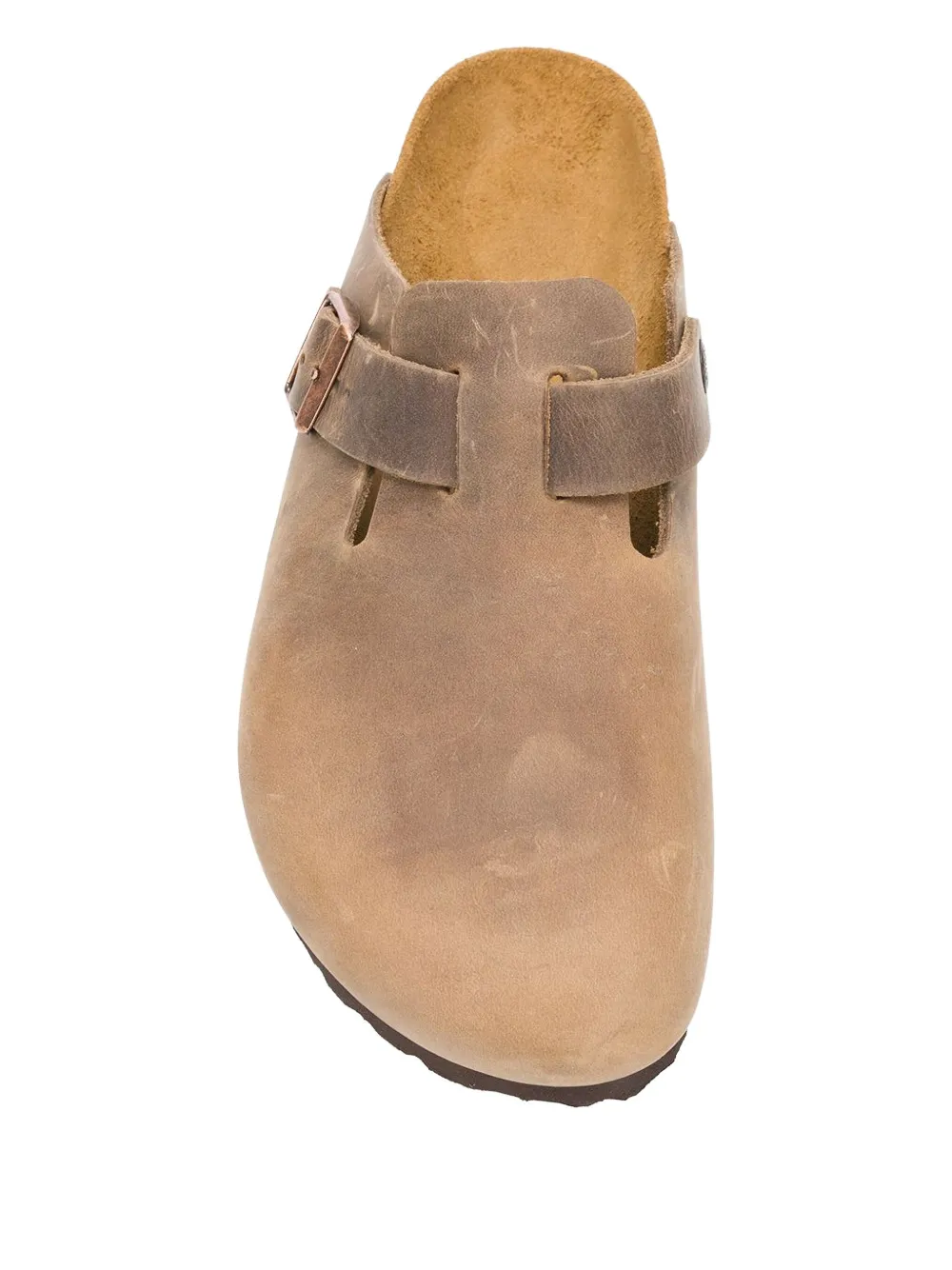Birkenstock Boston buckled slip-on clogs Neutrals