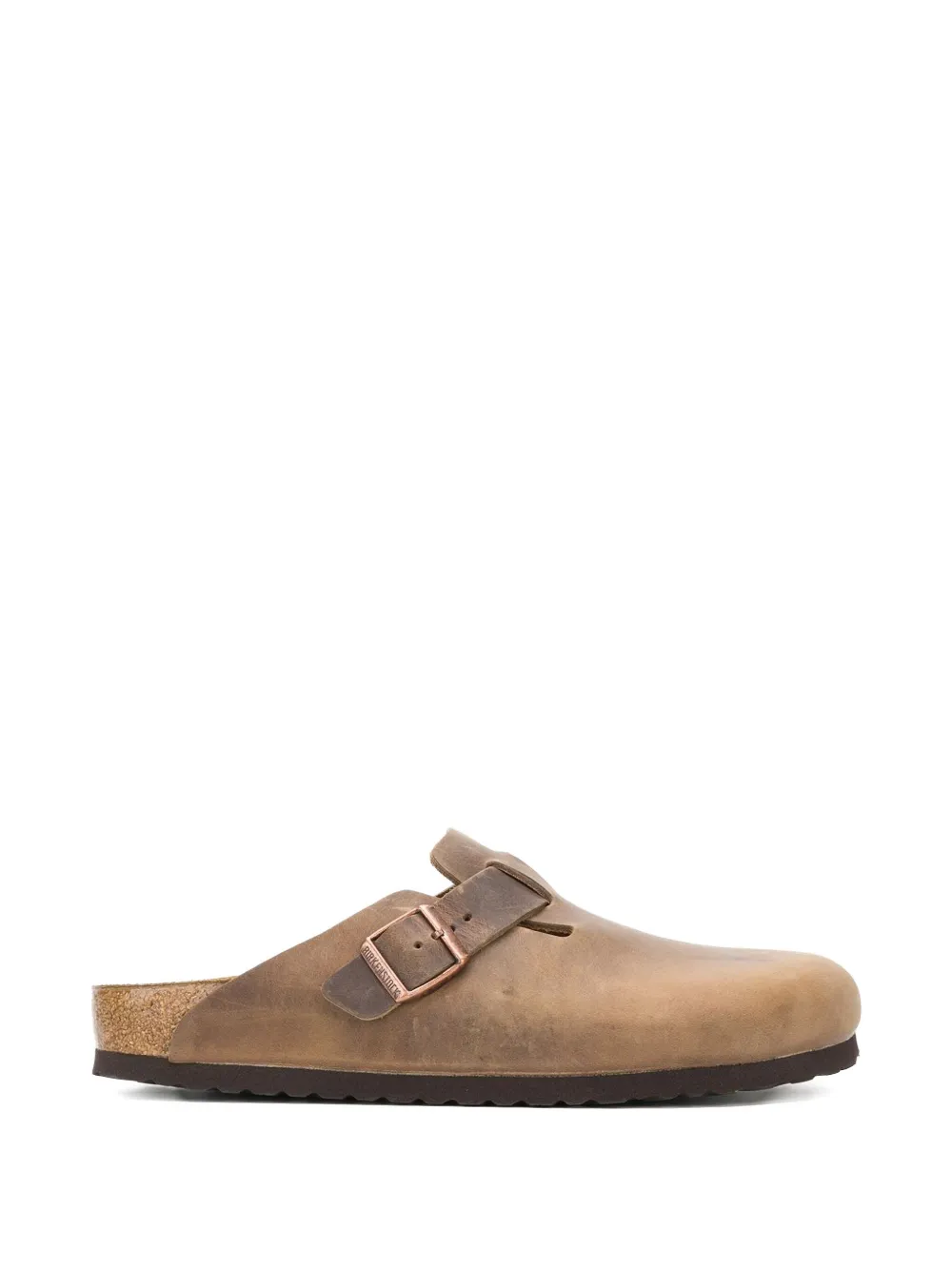 Birkenstock Boston buckled slip-on clogs Neutrals