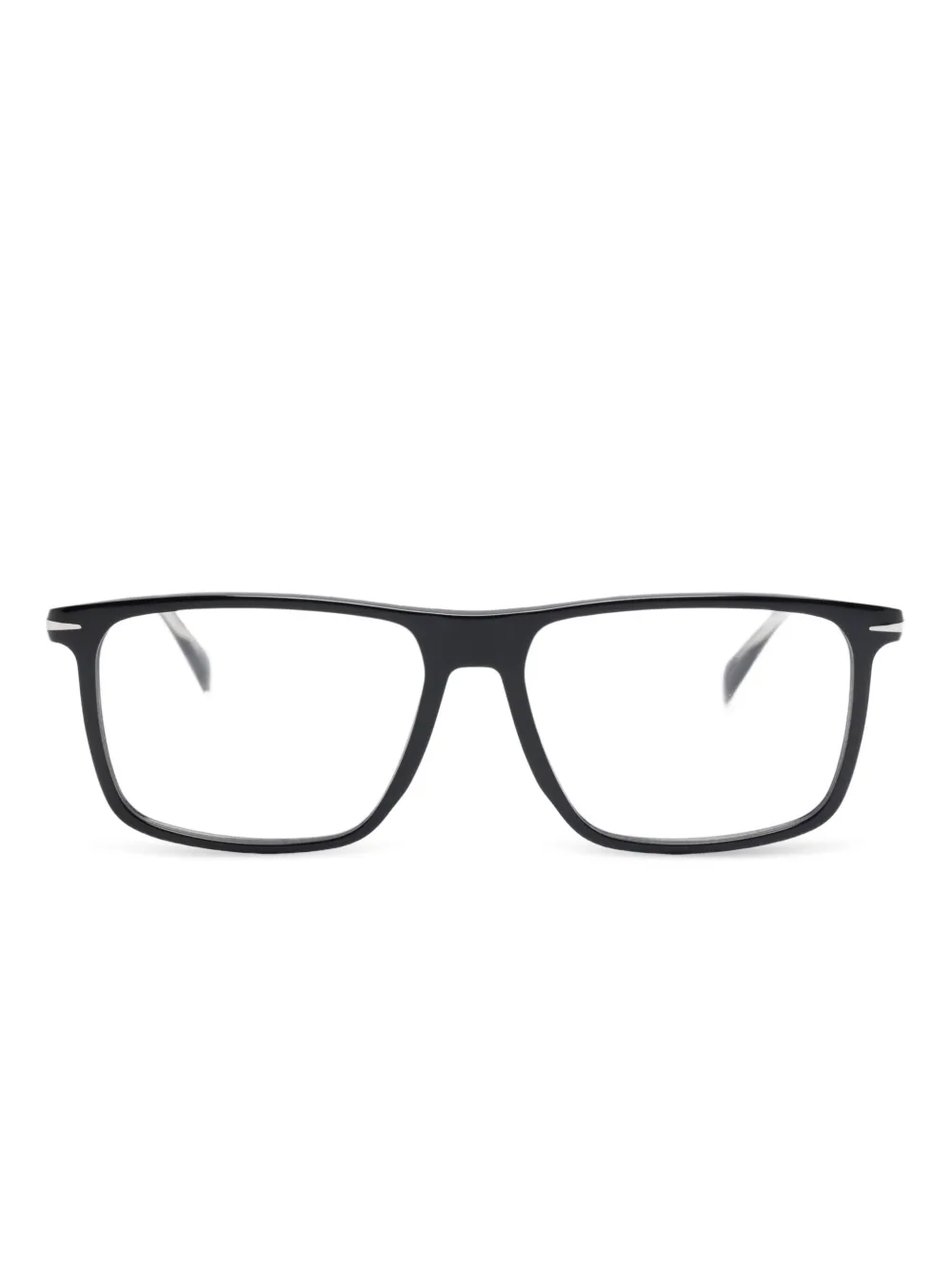 Eyewear by David Beckham スクエア眼鏡フレーム - ブラック Eyewear by David Beckham スクエア眼鏡フレーム - ブラック