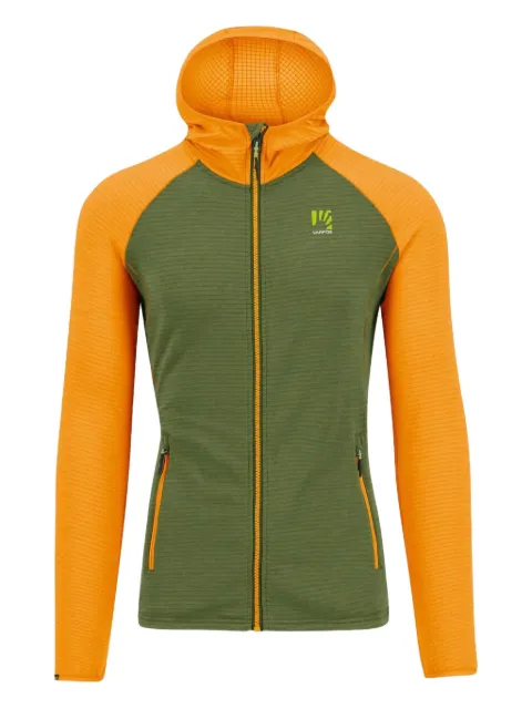 KARPOS hooded waffle-textured jacket