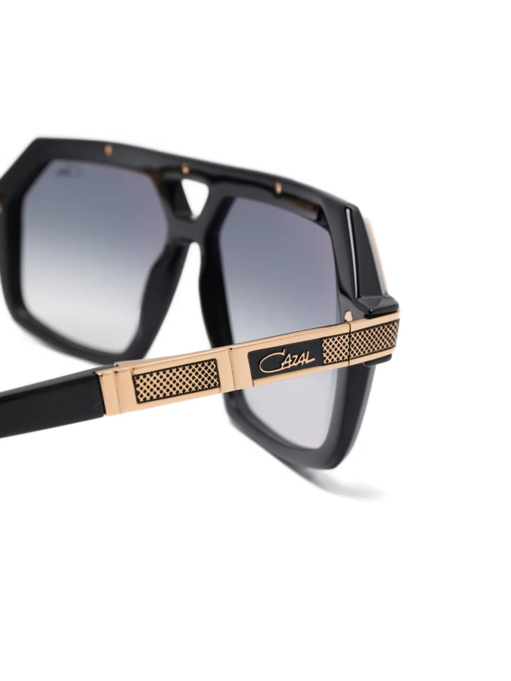 Cazal Zonnebril met oversized montuur Zwart