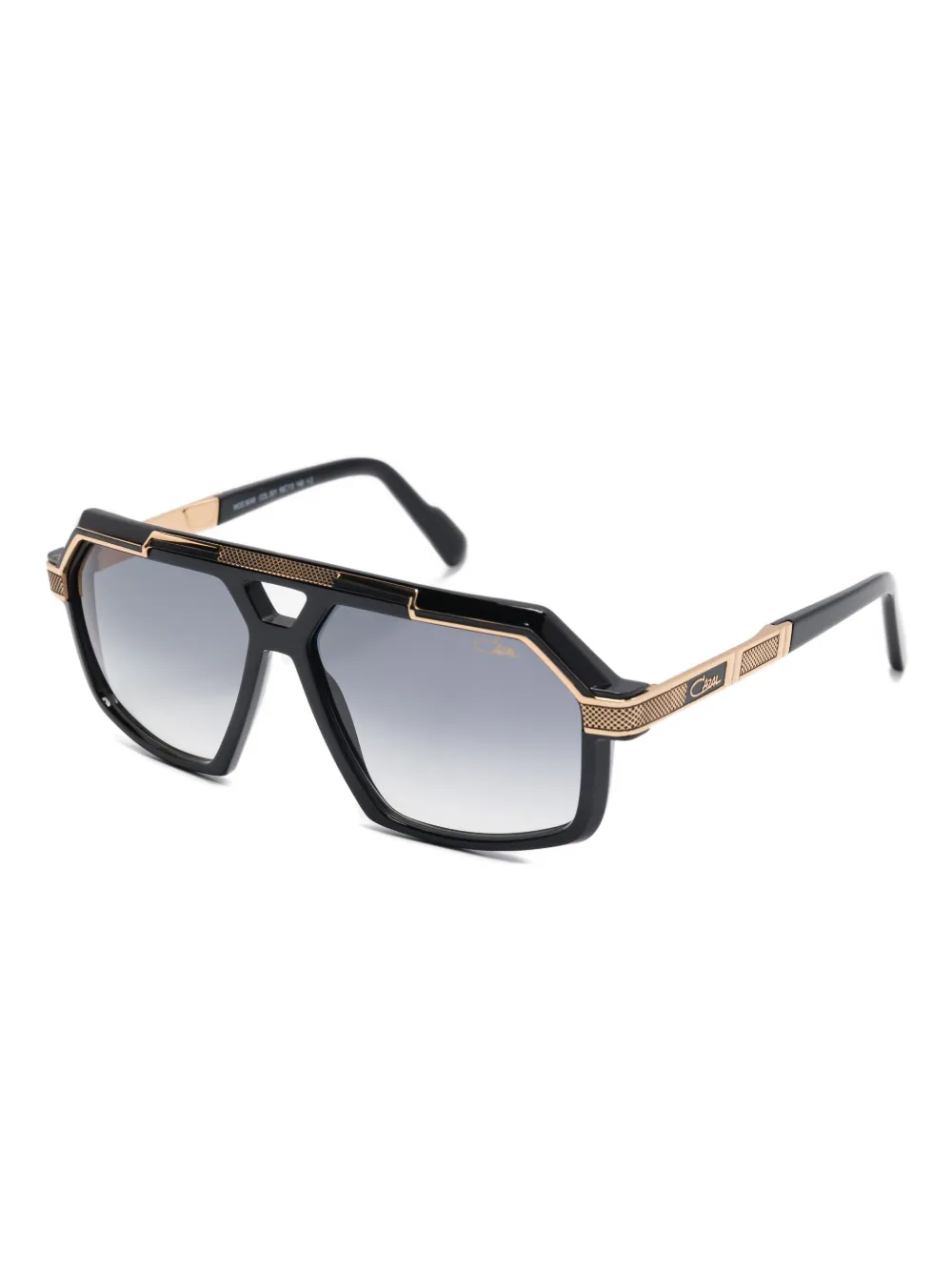 Cazal Zonnebril met oversized montuur Zwart