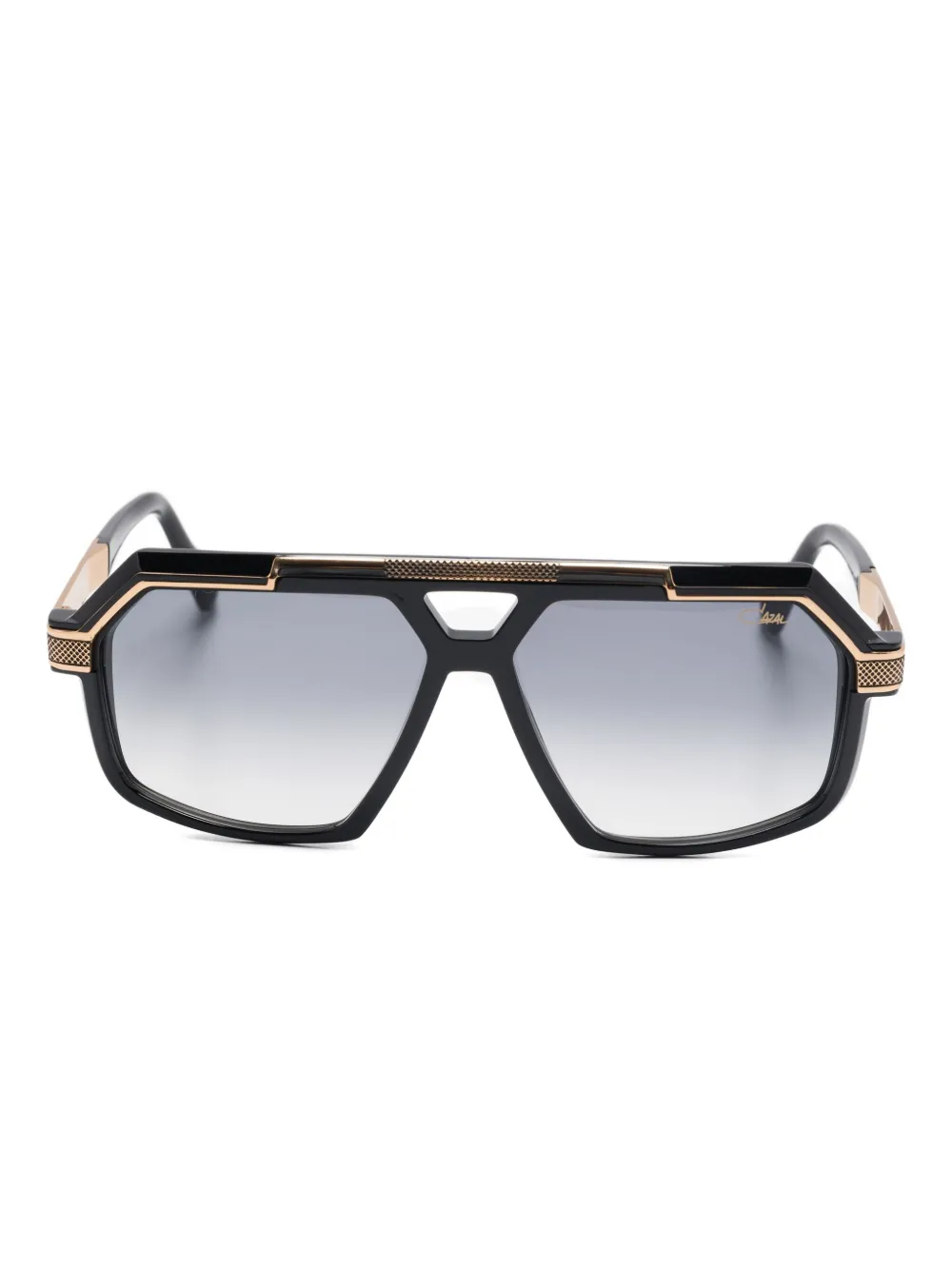Cazal Zonnebril met oversized montuur Zwart