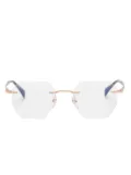 Eyewear by David Beckham round-frame glasses - Gold