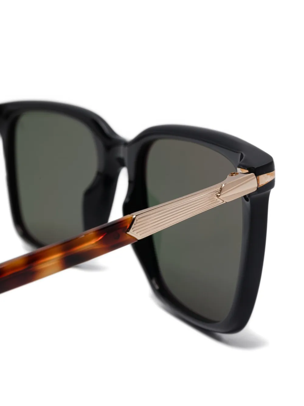 Eyewear by David Beckham Zonnebril met vierkant montuur Zwart