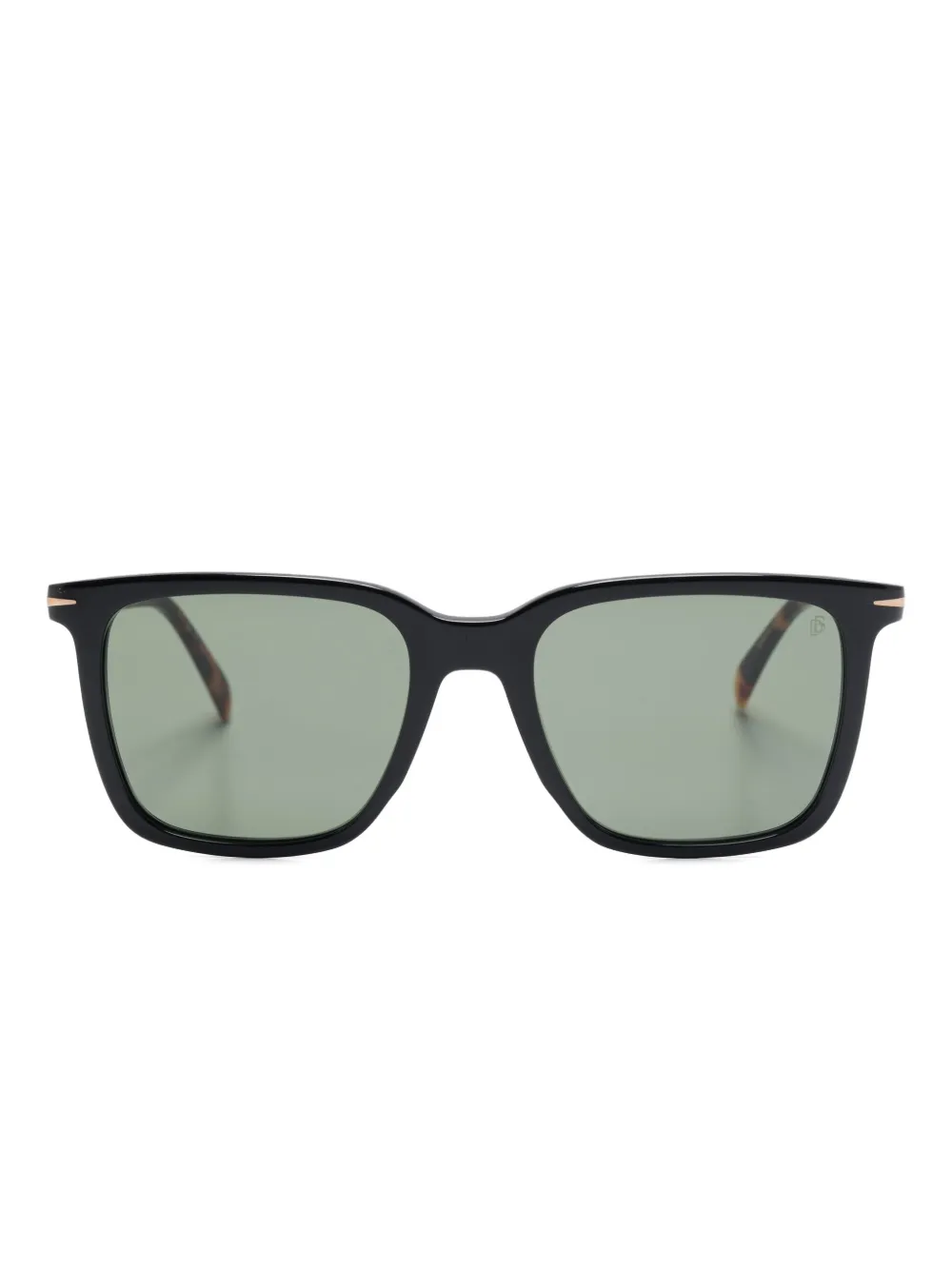 Eyewear by David Beckham Zonnebril met vierkant montuur Zwart