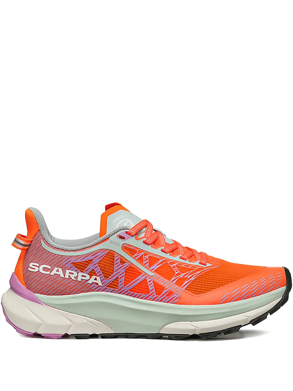 SCARPA mesh-panelled trail trainers Orange