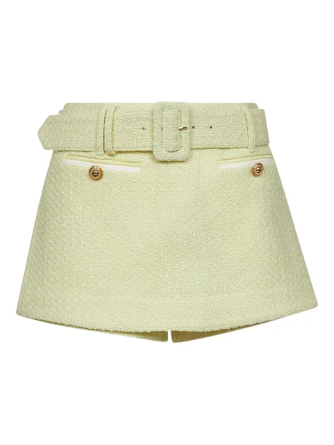 Self-Portrait belted shorts