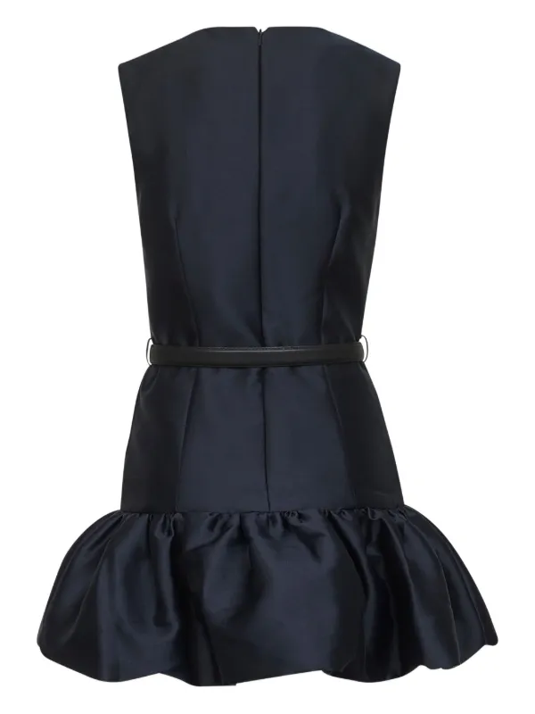 パーティードレス Self-Portrait Taffeta' Blue Polyester Dress 30683377_59549630_600.jpg