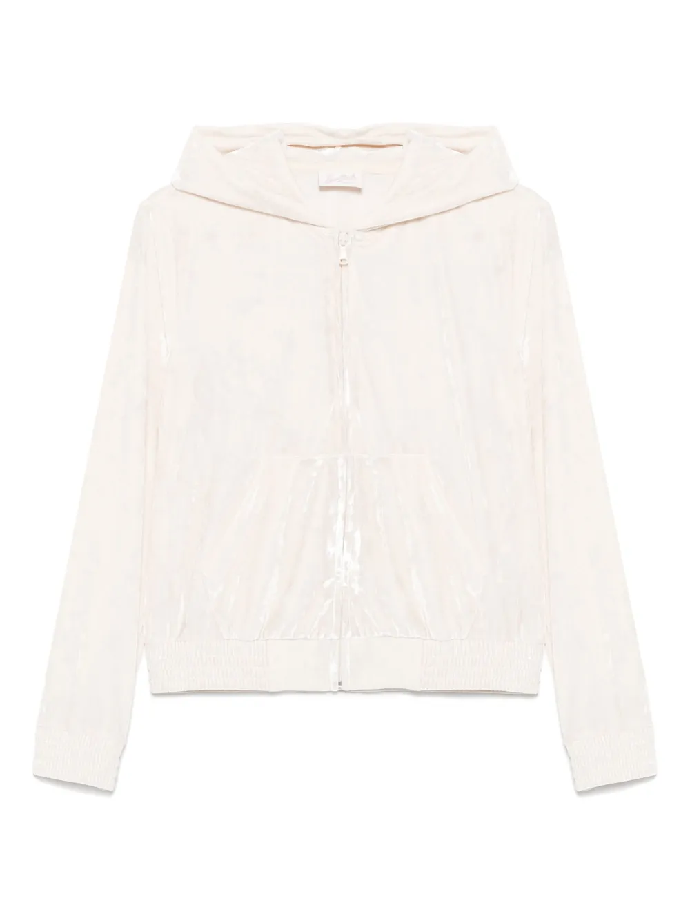 MC2 Saint Barth Fluwelen hoodie Beige