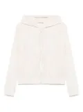 MC2 Saint Barth velvet hoodie - Neutrals