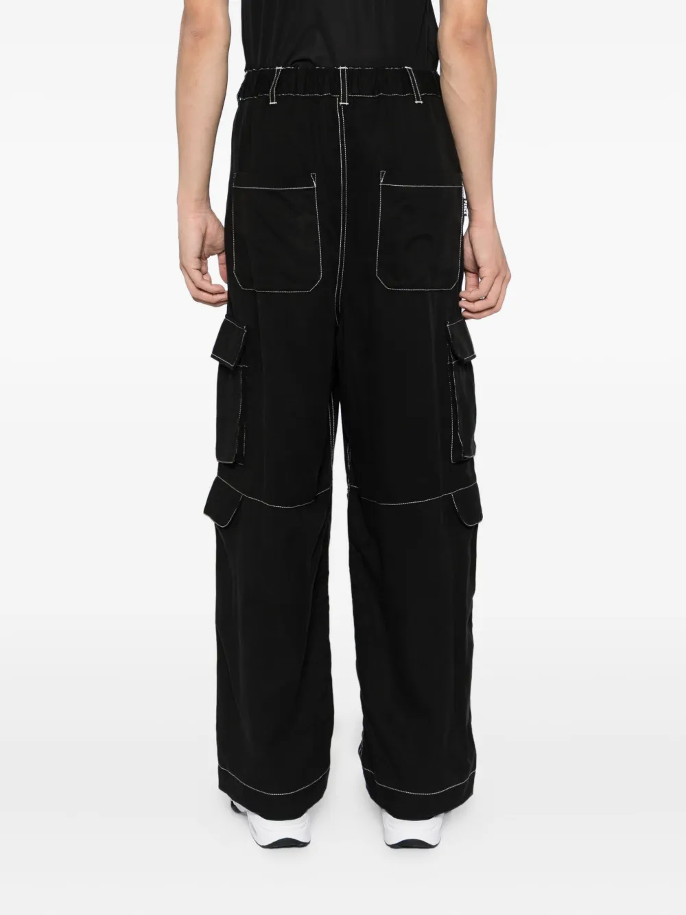 PEACE AND AFTER wide-leg trousers Zwart