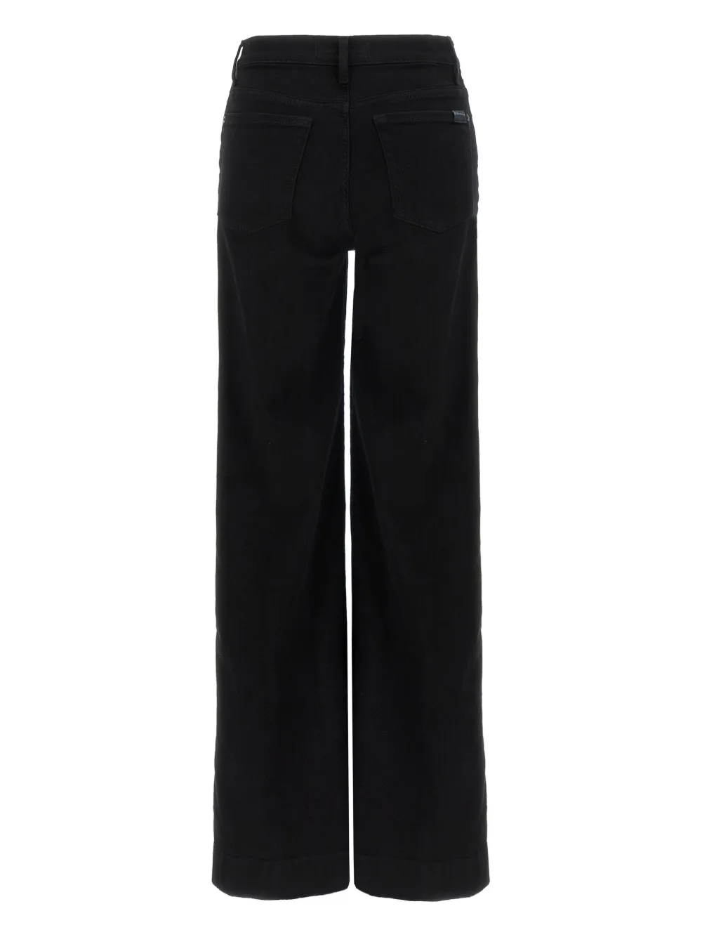 7 For All Mankind wide-leg jeans - Zwart