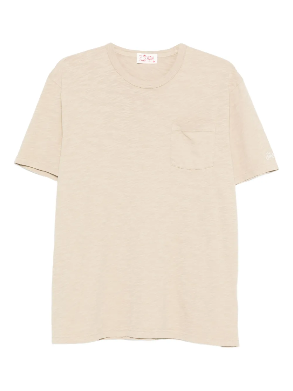 MC2 Saint Barth pocket cotton t-shirt | Neutrals | Image 1