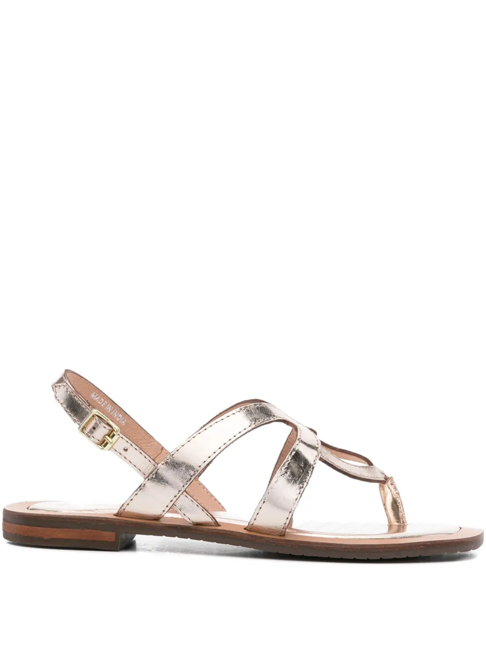 Geox Sozy Leather Buckled Sandals
