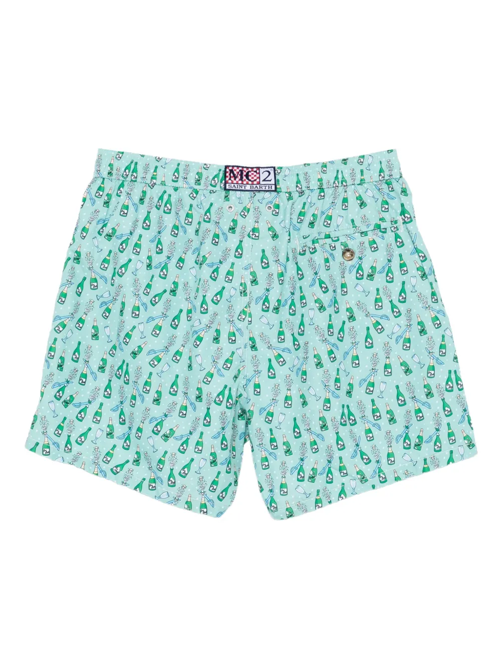 MC2 Saint Barth Lighting Micro Fantasy swim shorts Groen
