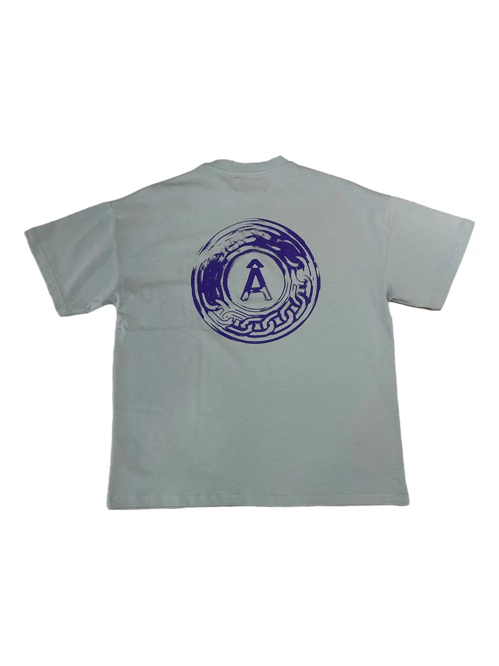 Ateliers de Nîmes Augusta print cotton T-shirt - Blauw