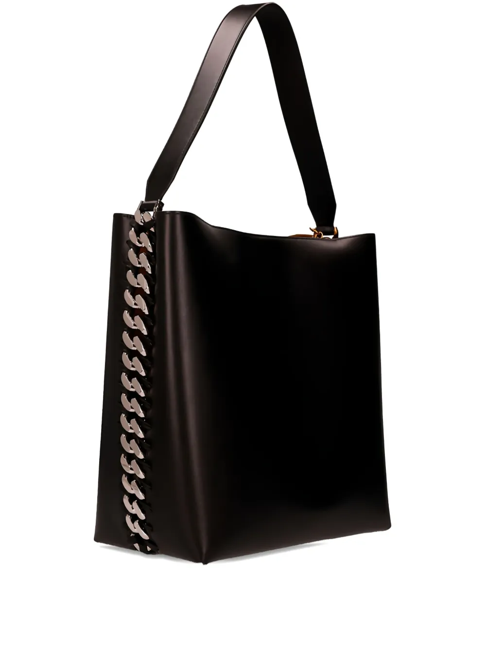 Stella McCartney Frayme chain-embellished tote bag Zwart