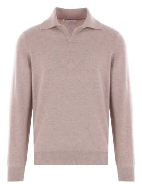 Brunello Cucinelli polo-neck cashmere sweater