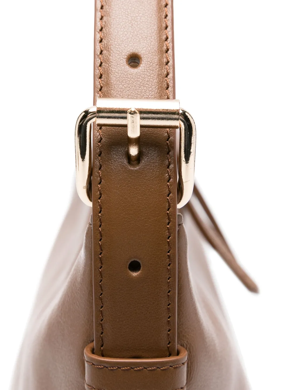 A.P.C. leather shoulder bag Bruin