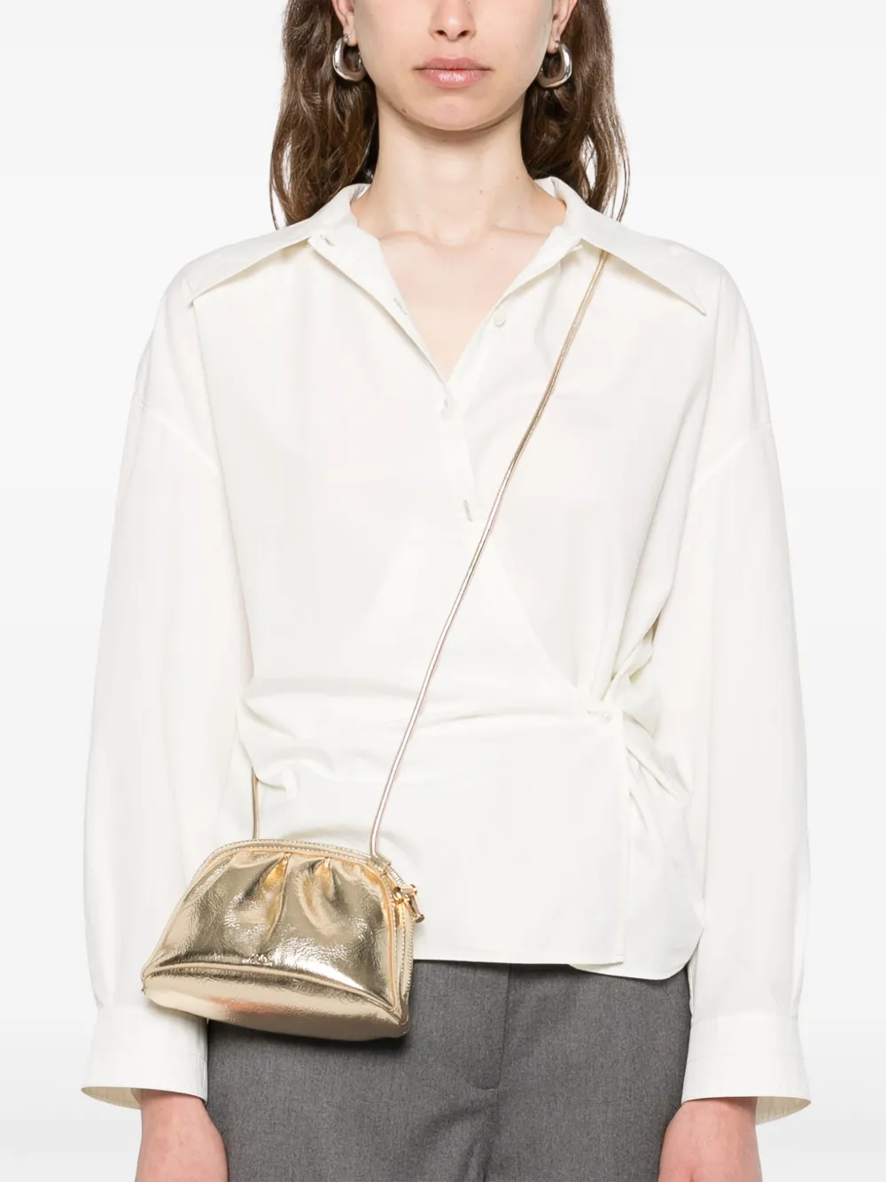 A.P.C. Ninon kleine schoudertas Goud
