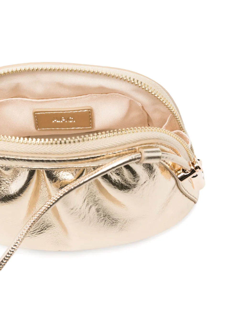 A.P.C. Ninon kleine schoudertas Goud