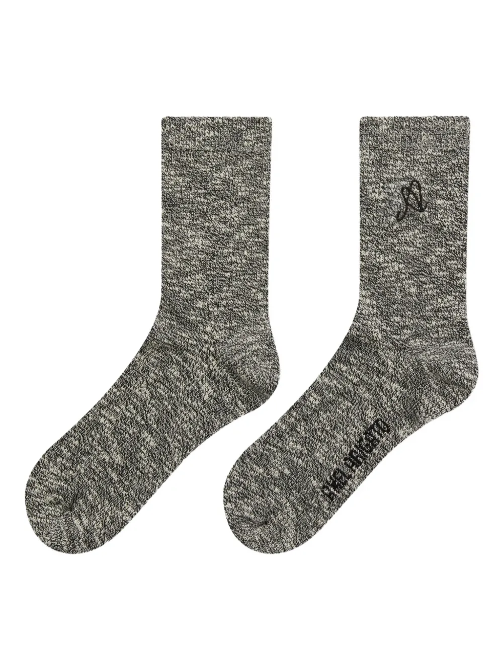 Axel Arigato calcetines con efecto melange | negro | Image 1
