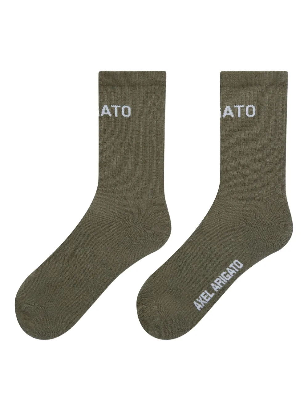 Axel Arigato calcetines con logo en intarsia | marrón | Image 1
