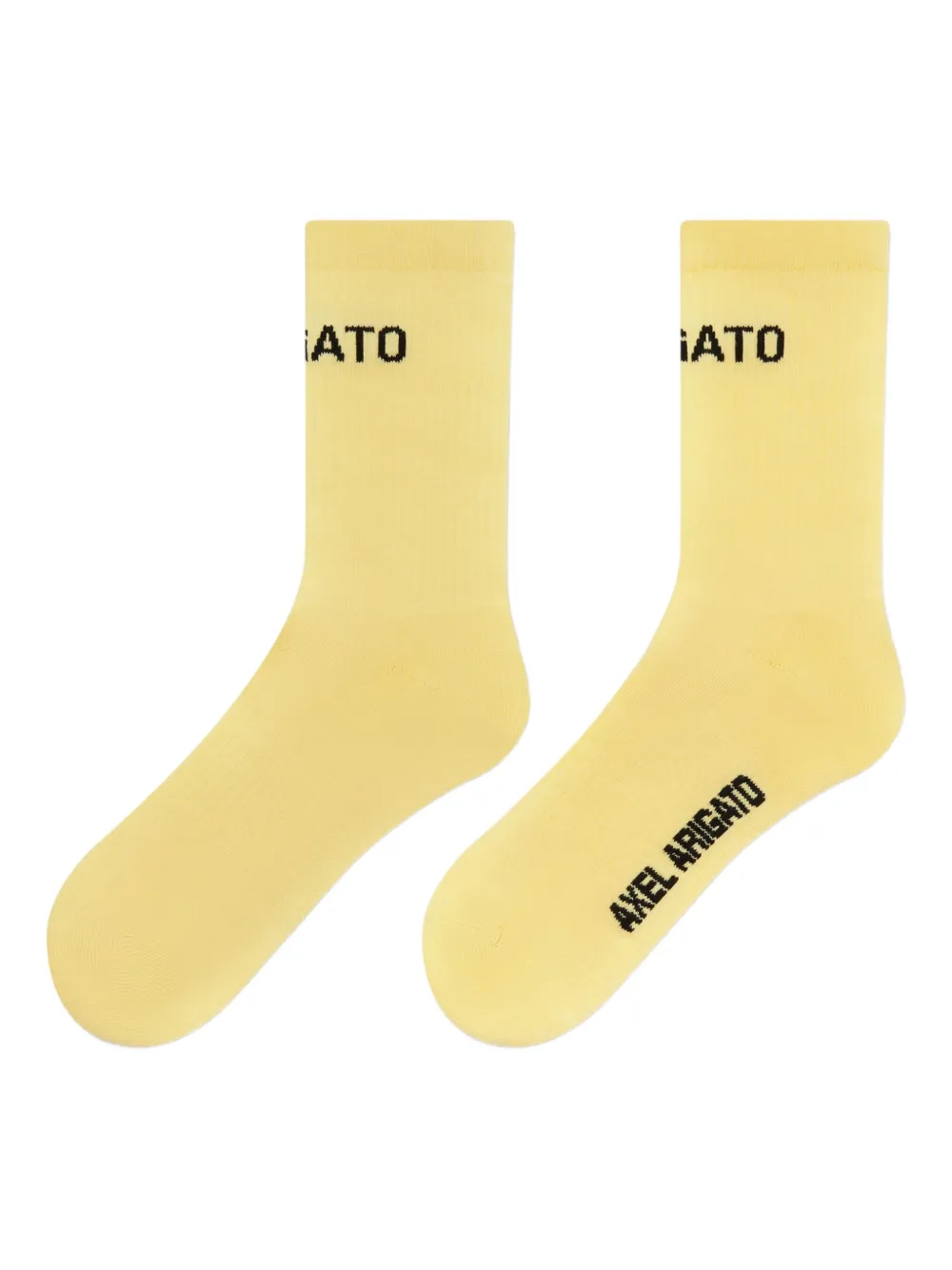 Axel Arigato calcetines con logo en intarsia | amarillo | Image 1