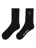 Axel Arigato logo-embroidered crew socks - Black