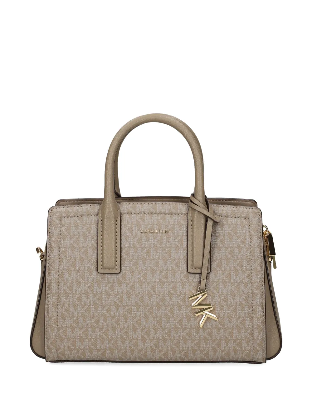 Michael Kors small Laila monogram-pattern tote bag Beige