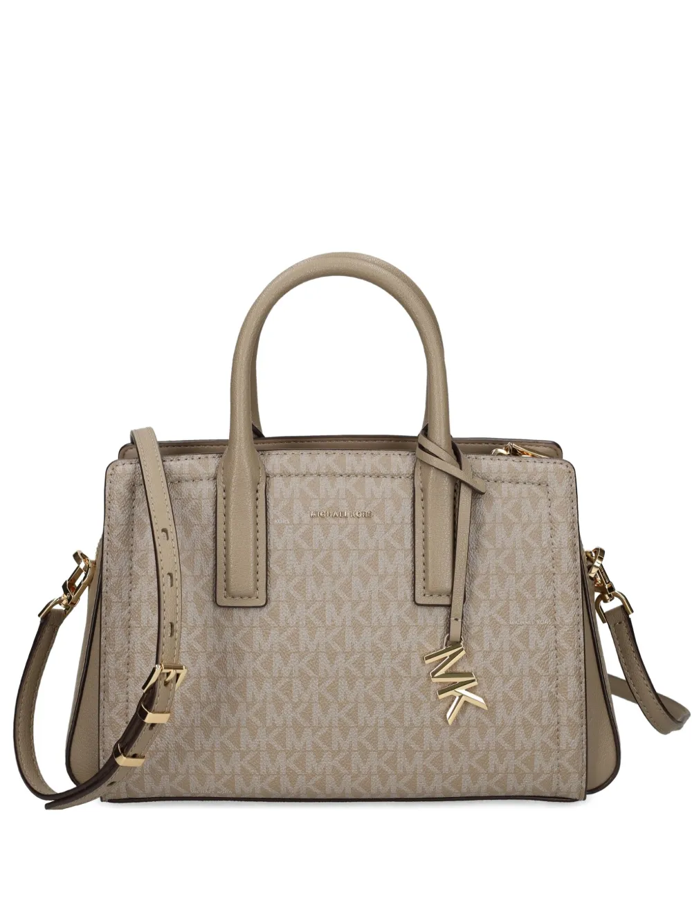 Michael Michael Kors small Laila monogram-pattern tote bag | tons neutres | Image 1